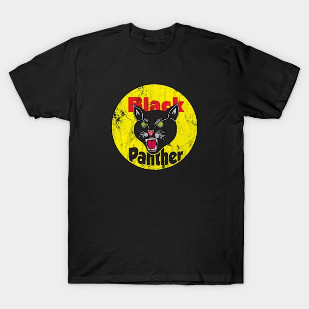 Black Panther Black Cat T-Shirt by pjsignman